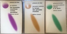 Lot 3 livres JP ANDREVON Présence du Futur 1969-1975 Science-Fiction Fantastique