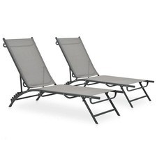 Lot de 2 transats chaise