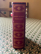 BEAU LIVRE NAPOLEON JACQUES BAINVILLE 1958  RELIURE CUIR EDITEUR ANDRÉ SAURET