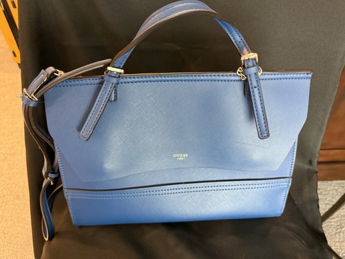 Guess blue satchel - blue, handle