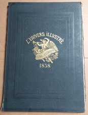 Album 28 Numéros : Journal Hebdomadaire L'Univers Illustré. No 1 à 28 Année 1858