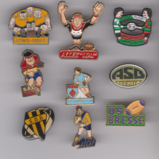 Lot de 9 pin's RUGBY Français