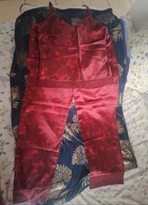 Pyjama Femme Satin Neuf Sans Étiquette Taille 42