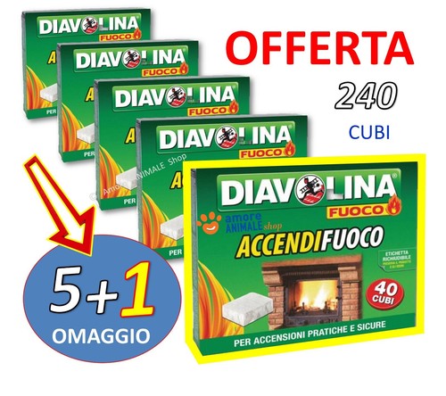 Diavolina accendifuoco - diavolina,