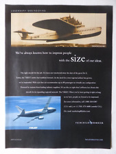 5/2001 PUB FAIRCHILD DORNIER DORNIER DO X 728JET ORIGINAL AD