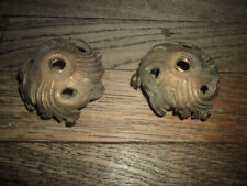 GRIFFES  LAITON TULIPE PATE DE VERRE DAUM MULLER ART DECO NOUVEAU LAMPE LUSTRE