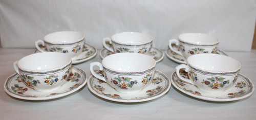 Tasses thé et - à, soucoupes