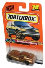 Matchbox Concepts Cool (1997) Voiture Jouet Chrysler Atlantic Or #19/75