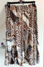 Jupe Beige Marron T46 Marque