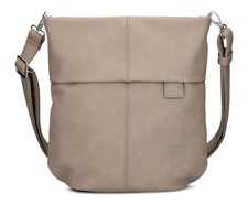 zwei sac à épaule bandoulière Mademoiselle.M M90 S Nubuk-Cappuccino