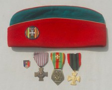 Lot Calot ancien combattant volontaire FNCV médailles croix du combattant