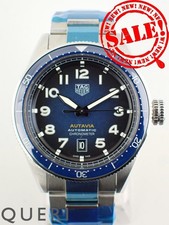 Montre homme Tag Heuer Autavia Calibre 5 WBE5116.EB0173Automatic BluexSilver :JP