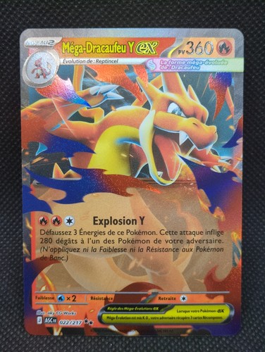 Carte pokemon mega dracaufeu - carte,