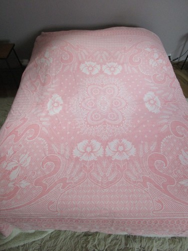 Dessus lit plaid rose - lit, /plaid