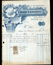 CASTRES (81) CONSTRUCTION de CHAUFFAGES & FOURS / POELIER "Jean FARINIER" 1912
