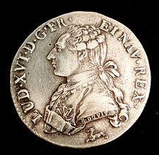 LOUIS XVI:1/5 ECU AUX BRANCHES D'OLIVIER 1787 ORLÉANS SUP.