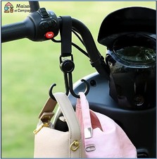 Crochet double rotatif vélo trottinette