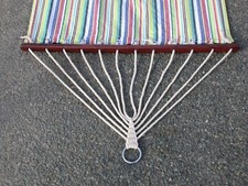 HAMAC avec bois d'écartement  80 x 200 cm coton BONNE QUALITE hammock