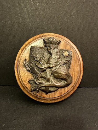 Blason héraldique bronze - blason,