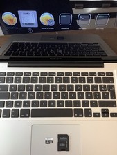 carte mémoire macbook pro