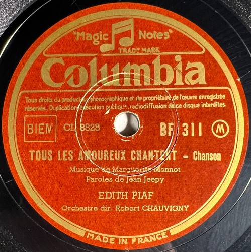 Edith piaf tout les - tout,