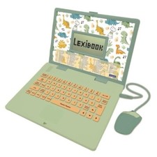 Ordinateur éducatif bilingue - Dinosaure - Lexibook - 124 activités - 4ans et +