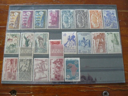 Aef aof lot 21 timbres - aof,