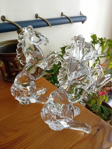 Serre livres chevaux cristal - serre,