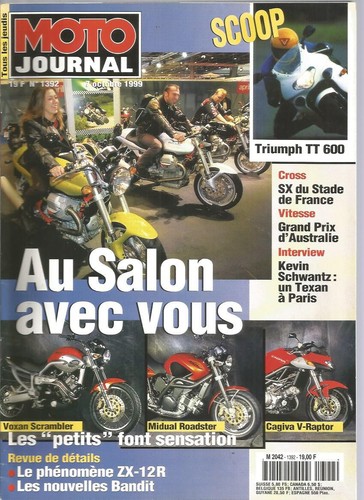 Moto journal 1392 - n°1392, triumph