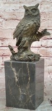 Sculpture De Hibou En Bronze