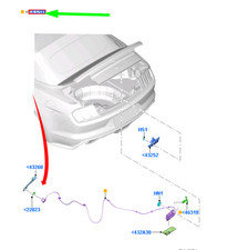 FORD MUSTANG Cabriolet MK6 Serrure de hayon 2010532 FR3B-7643282-BB NOUVEAU