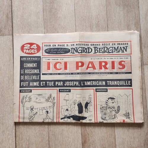Journal ici paris 627 - journal,
