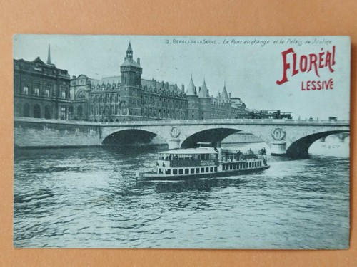 Cpa paris berges seine - cpa,