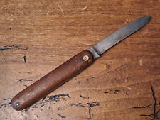 Ancien couteau de paysan VERITABLE ISSARD en bois, 112/200mm