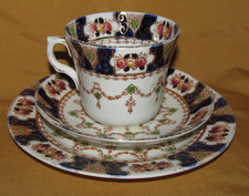 Tasse sous-tasse et assiette porcelaine anglaise Windsor J.H Walton