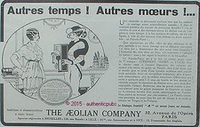 PUBLICITE PIANOLA PIANO THE