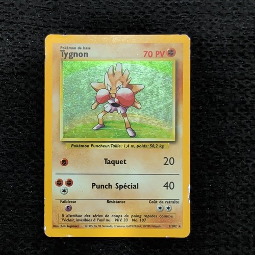 Carte pokémon tygnon holo - carte,