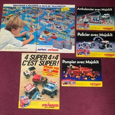 Majorette jouet publicites 80’ automobile 4x4 pompier police ambulance majokit