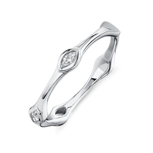 Marquise diamant bande 14k - diamant,