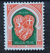 Colonies françaises, Algérie, n° 353, signé Calves, **.