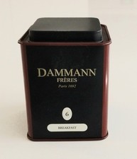 Boite métallique vide thé