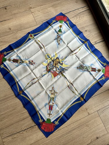 Foulard soie vintage - foulard, en
