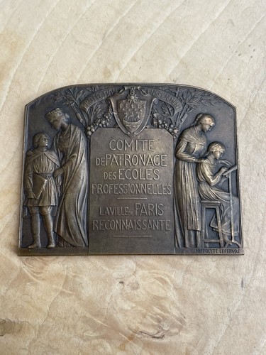Ancienne médaille plaque