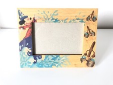 Cadre photo Mickey bois et verre Fantasia 22x17 cm