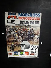 AFFICHE moto MOBCROSS LE MANS