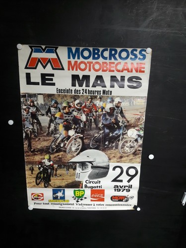 Affiche moto mobcross mans - mobcross,