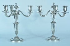 Ancienne paire de bougeoirs