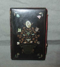 ancien carnet de bal laqué