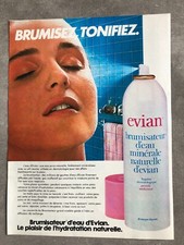 Publicité de Presse 1979 Brumisateur d'eau minérale naturelle EVIAN