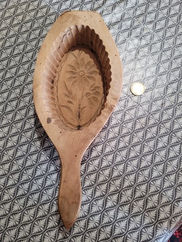 Ancien moule beurre bois - à,